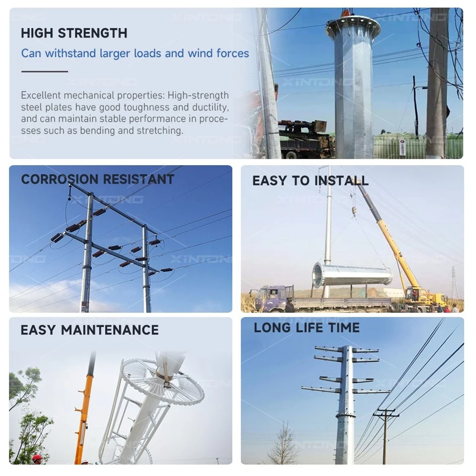 Premium Steel Transmission Pole high quality Premium Steel Transmission Pole high quality