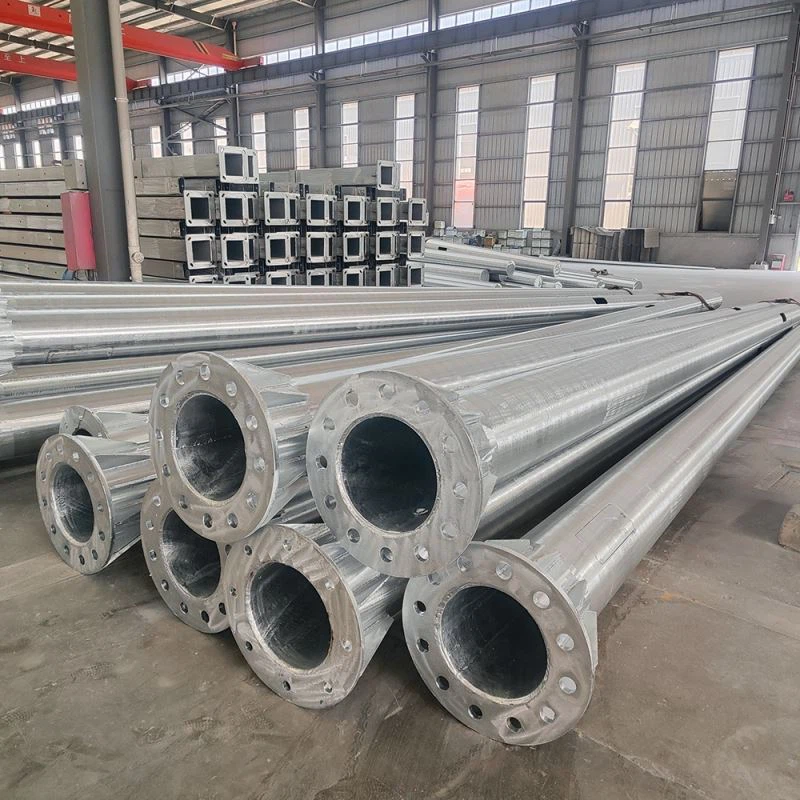 Single Arm Hot Dip Galvanized Pole Supplier