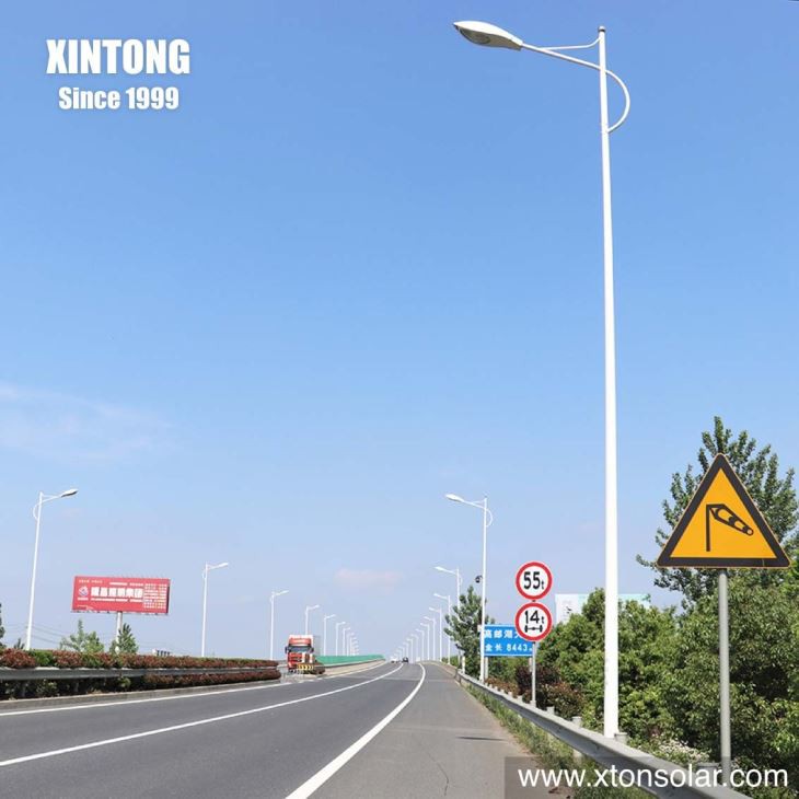 10m Hot DIP Galvanized Metal Street Park Lighting Pole Price