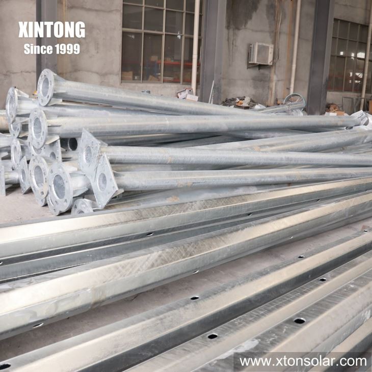 10m Hot Dip Galvanized Steel Pole