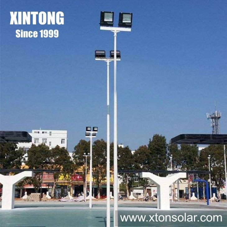 15m Hot Sale Weight Of High Mast Lighting Tower Poles Specification