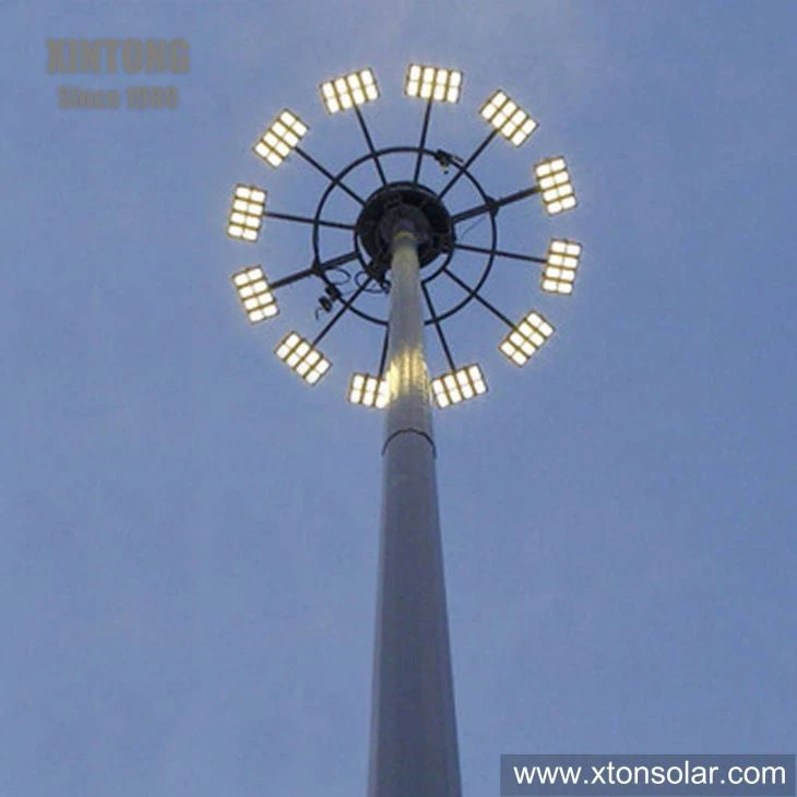 35m Steel High Mast Lighting Pole