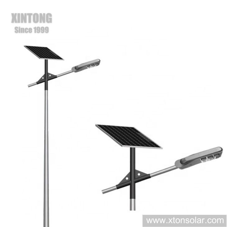 70/80/90watt IP66 Outdoor LED Solar Street Light With Pole Price List 10m 12V