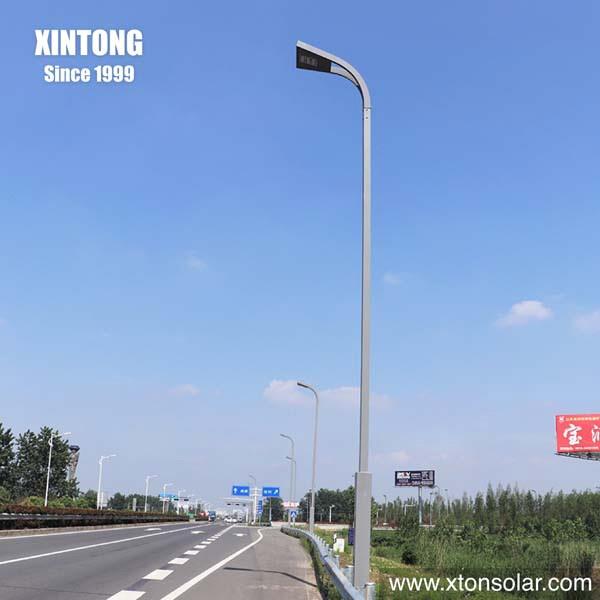 Single Arm Street Light Pole Single Arm Street Light Pole