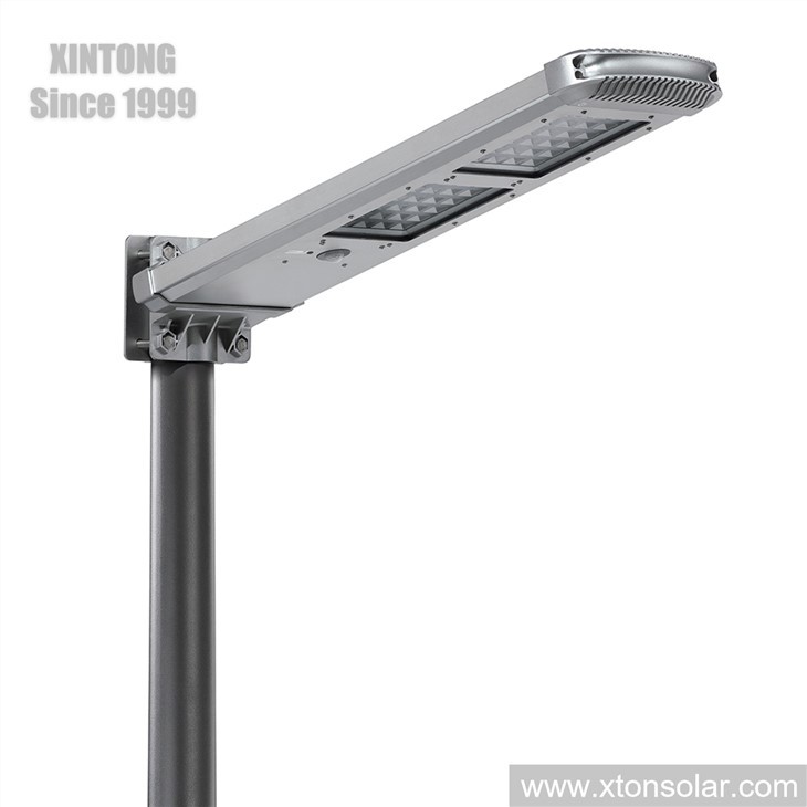 Aluminum 10W 20w 30w 50w 60w 80w Integrated Solar Street Light with PIR Sensor