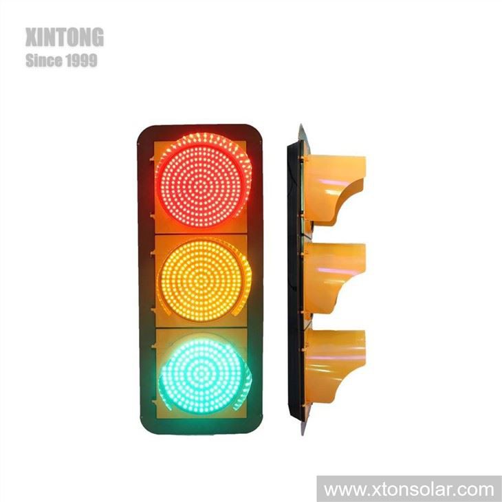 Xintong Red Green Yellow Full Ball LED Traffic Signal Light with Brackets