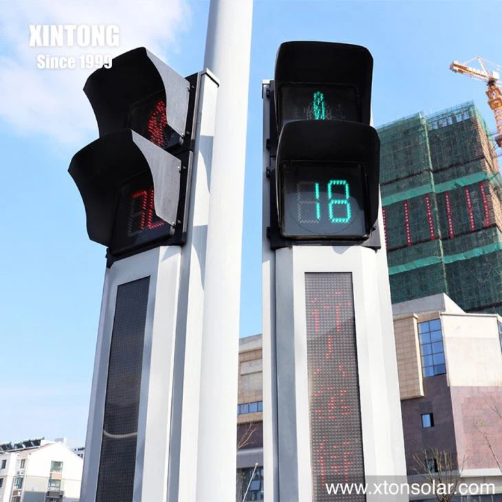 3m Integrated LED Traffic Light For Crossing Road