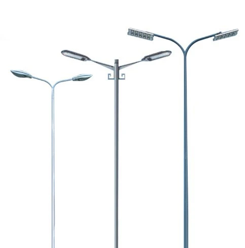 AC DC Outdoor LED Solar Street Light Lighting Pole With Hot-DIP Galvanized