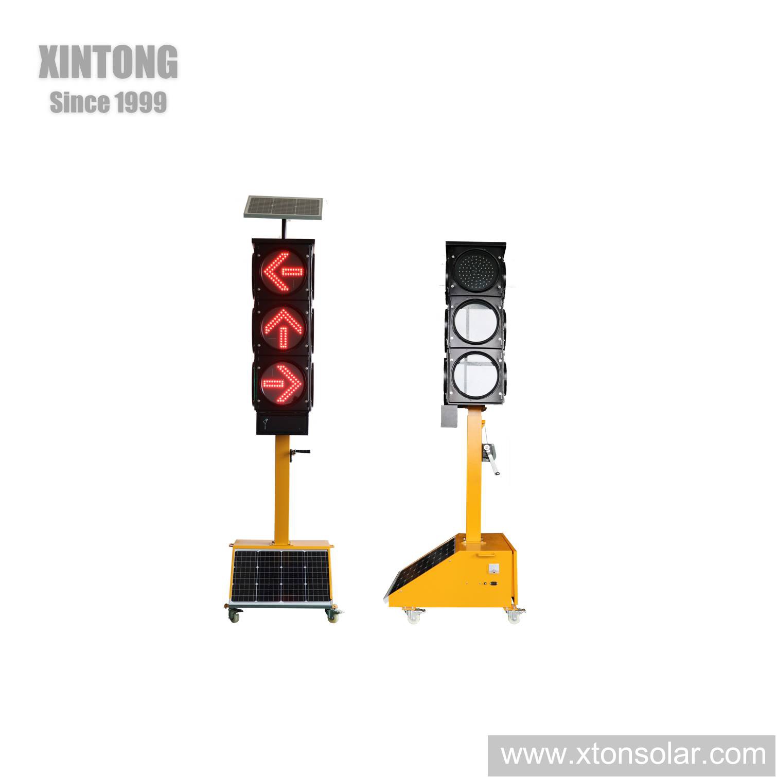 Movable Solar Traffic Light