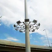 30m High Mast Galvanized Pole