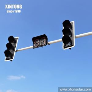 Electric Traffic Light Steel Pole