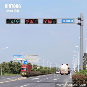 Galvanized Traffic Signal Light Pole